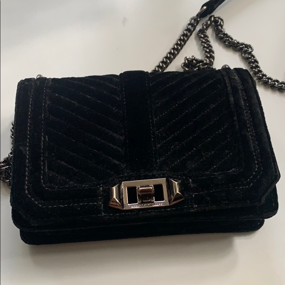 Rebecca Minkoff Black Quilted Crossbody Bag
